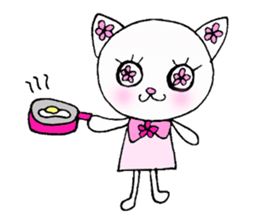 Flower Cat sticker #870145