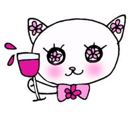 Flower Cat sticker #870152