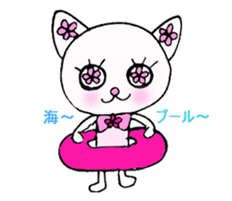 Flower Cat sticker #870154