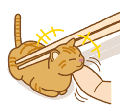 Chopstick rest cat "Yasubei" sticker #870245