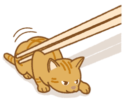 Chopstick rest cat "Yasubei" sticker #870248