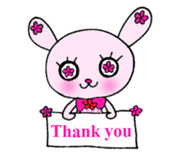 Flower Rabbit sticker #870723
