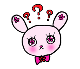 Flower Rabbit sticker #870725
