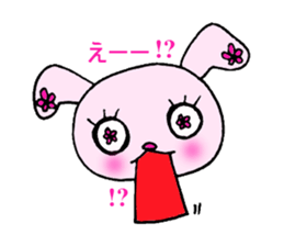 Flower Rabbit sticker #870726