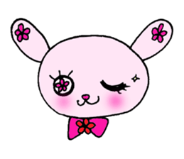 Flower Rabbit sticker #870727