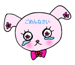 Flower Rabbit sticker #870728