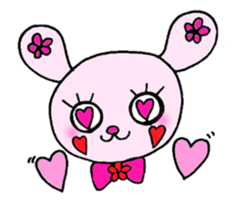 Flower Rabbit sticker #870729