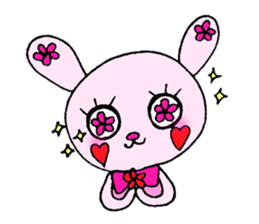 Flower Rabbit sticker #870731