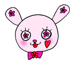 Flower Rabbit sticker #870732