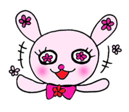 Flower Rabbit sticker #870734