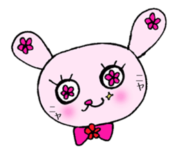 Flower Rabbit sticker #870735