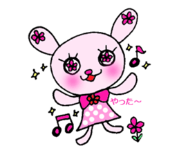 Flower Rabbit sticker #870738