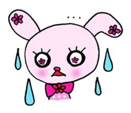 Flower Rabbit sticker #870739