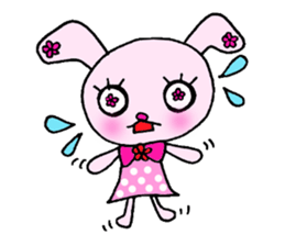 Flower Rabbit sticker #870740