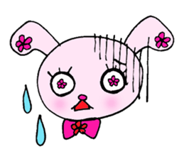 Flower Rabbit sticker #870741