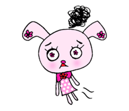 Flower Rabbit sticker #870742