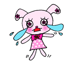 Flower Rabbit sticker #870744