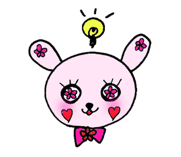 Flower Rabbit sticker #870745