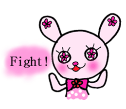Flower Rabbit sticker #870746