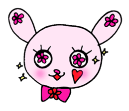 Flower Rabbit sticker #870748