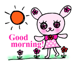 Flower Rabbit sticker #870749