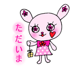 Flower Rabbit sticker #870751