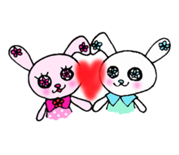 Flower Rabbit sticker #870752