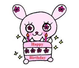 Flower Rabbit sticker #870757