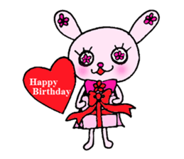 Flower Rabbit sticker #870758