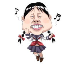 Akihabara 49th girls sticker #871021