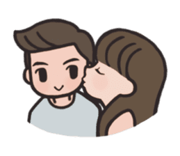 HIM & HER sticker #871082