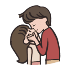 HIM & HER sticker #871118