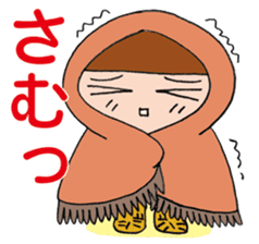 Little Kou & her grandma sticker #871277