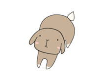 Holland rop ear rabbit Moco sticker #871970