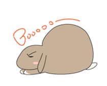 Holland rop ear rabbit Moco sticker #871986