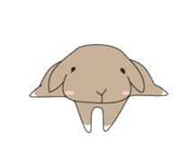 Holland rop ear rabbit Moco sticker #871993