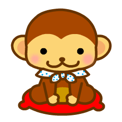 bean size monkey is charming daily life