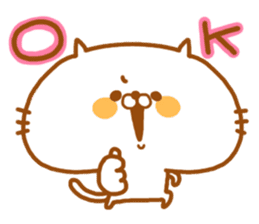 Kawaii Bear & Cat Sticker sticker #874001