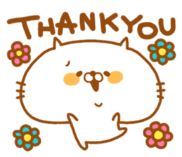 Kawaii Bear & Cat Sticker sticker #874002