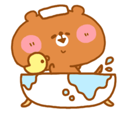 Kawaii Bear & Cat Sticker sticker #874009