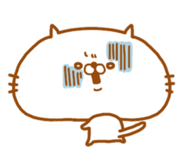 Kawaii Bear & Cat Sticker sticker #874010