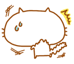 Kawaii Bear & Cat Sticker sticker #874019