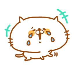 Kawaii Bear & Cat Sticker sticker #874029