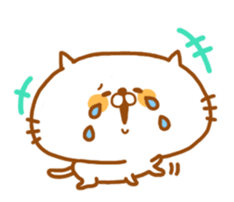 Kawaii Bear & Cat Sticker sticker #874029