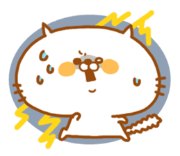 Kawaii Bear & Cat Sticker sticker #874037