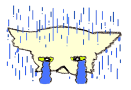 Miro Neko [green Cat] English version sticker #874409