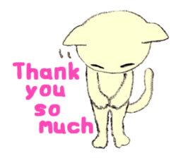 Miro Neko [green Cat] English version sticker #874424