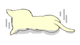 Miro Neko [green Cat] English version sticker #874430