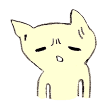 Miro Neko [green Cat] English version sticker #874432