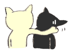 Miro Neko [green Cat] English version sticker #874434